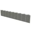  horganyzott acél gabion fal 630 x 30 x 100 cm