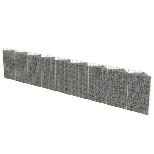  horganyzott acél gabion fal 630 x 30 x 100 cm