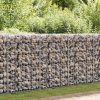  horganyzott acél gabion fal fedéllel 50 x 20 x 100 cm