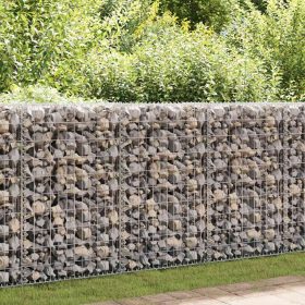  horganyzott acél gabion fal fedéllel 50 x 20 x 100 cm