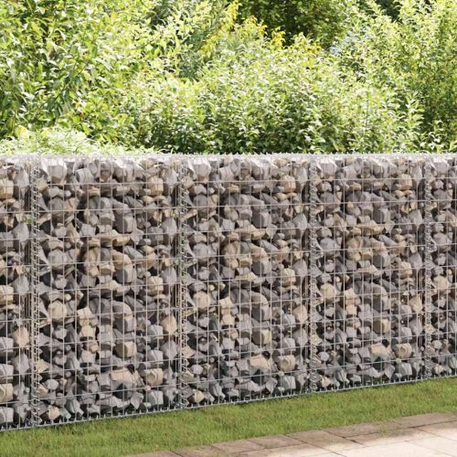  horganyzott acél gabion fal fedéllel 50 x 20 x 100 cm