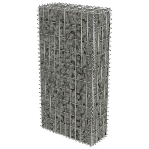  horganyzott acél gabion fal fedéllel 50 x 20 x 100 cm