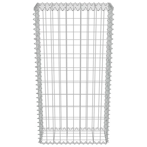  horganyzott acél gabion fal fedéllel 50 x 20 x 100 cm