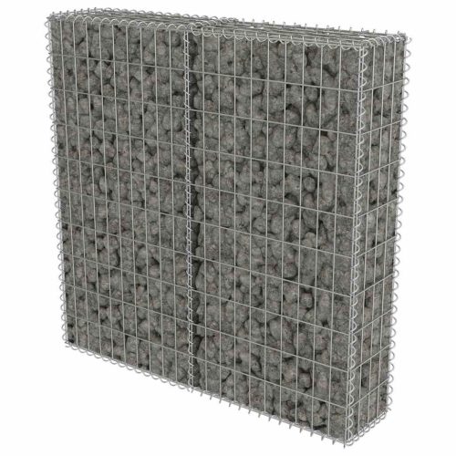  horganyzott acél gabion fal felső zárással 100 x 20 x 100 cm