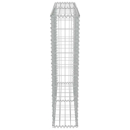  horganyzott acél gabion fal felső zárással 100 x 20 x 100 cm