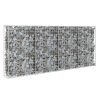  horganyzott acél gabion fal fedéllel 200 x 20 x 85 cm