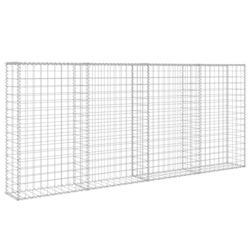  horganyzott acél gabion fal fedéllel 200 x 20 x 85 cm