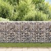  horganyzott acél gabion fal fedéllel 200 x 20 x 85 cm