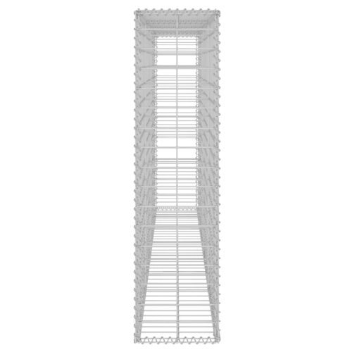  horganyzott acél gabion fal fedéllel 200 x 20 x 85 cm