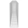  horganyzott acél gabion fal fedéllel 600 x 50 x 150 cm