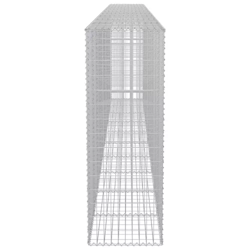  horganyzott acél gabion fal fedéllel 600 x 50 x 150 cm