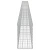  horganyzott acél gabion fal fedéllel 600 x 30 x 50 cm