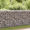  horganyzott acél gabion fal fedéllel 600 x 30 x 150 cm