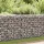  horganyzott acél gabion fal fedéllel 600 x 30 x 150 cm