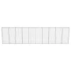  horganyzott acél gabion fal fedéllel 600 x 30 x 150 cm
