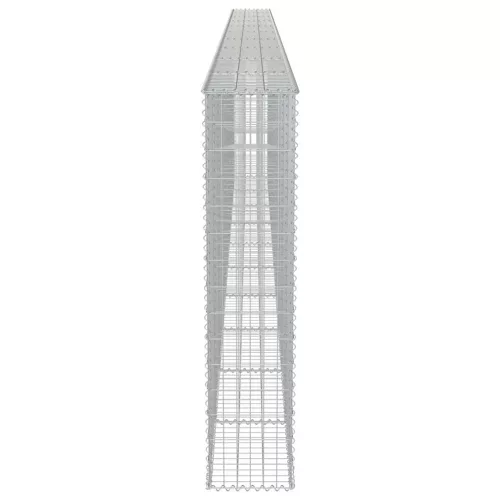  horganyzott acél gabion fal fedéllel 600 x 30 x 150 cm