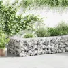  horganyzott acél gabion fal fedéllel 900 x 50 x 50 cm