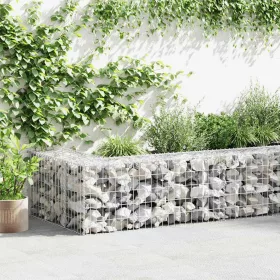  horganyzott acél gabion fal fedéllel 900 x 50 x 50 cm