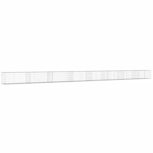  horganyzott acél gabion fal fedéllel 900 x 50 x 50 cm