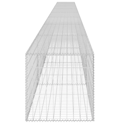  horganyzott acél gabion fal fedéllel 900 x 50 x 50 cm