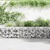  horganyzott acél gabion fal fedéllel 300 x 50 x 50 cm