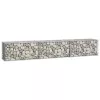 horganyzott acél gabion fal fedéllel 300 x 50 x 50 cm