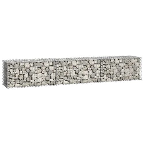 horganyzott acél gabion fal fedéllel 300 x 50 x 50 cm