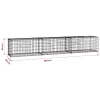  horganyzott acél gabion fal fedéllel 300 x 50 x 50 cm