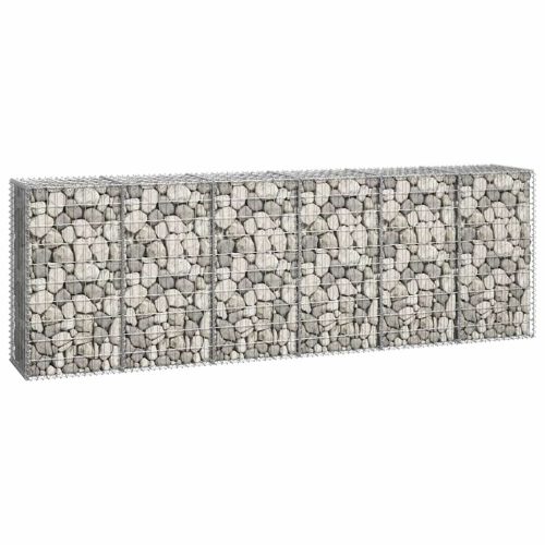  horganyzott acél gabion fal fedéllel 300 x 50 x 100 cm