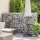  horganyzott acél gabion fal fedéllel 300 x 50 x 150 cm