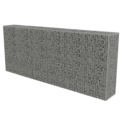  horganyzott acél gabion fal fedéllel 300 x 50 x 150 cm
