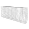  horganyzott acél gabion fal fedéllel 300 x 50 x 150 cm