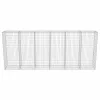  horganyzott acél gabion fal fedéllel 300 x 50 x 150 cm