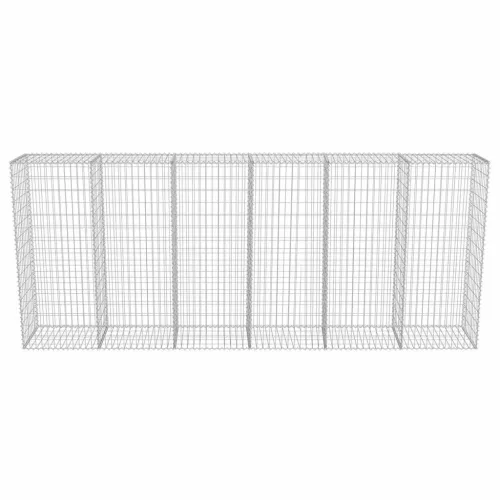  horganyzott acél gabion fal fedéllel 300 x 50 x 150 cm