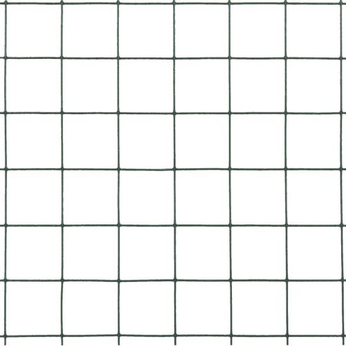  zöld PVC-bevonatú acél csirkeháló drótkerítés 10 x 0,5 m