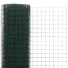  zöld PVC-bevonatú acél csirkeháló drótkerítés 10 x 1,5 m