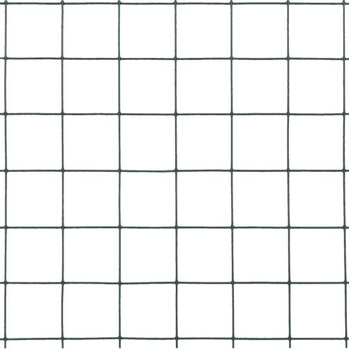  zöld PVC-bevonatú acél csirkeháló drótkerítés 25 x 1,5 m