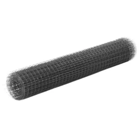    szürke PVC-bevonatú acél csirkeháló drótkerítés 25 x 1 m