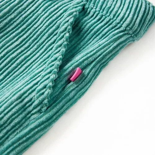 Mentazöld kordbársony gyereknadrág 104