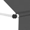  kézzel feltekerhető antracit napellenző 350 cm