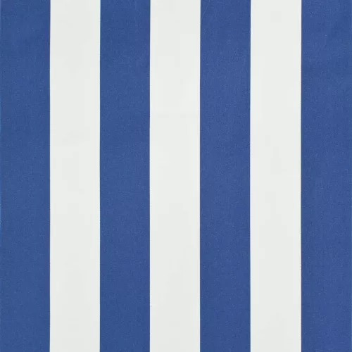  feltekerhető kék és fehér napellenző 250 x 150 cm