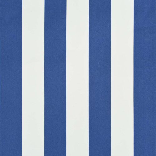  feltekerhető kék és fehér napellenző 300 x 150 cm