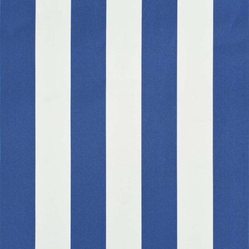  feltekerhető kék és fehér napellenző 400 x 150 cm