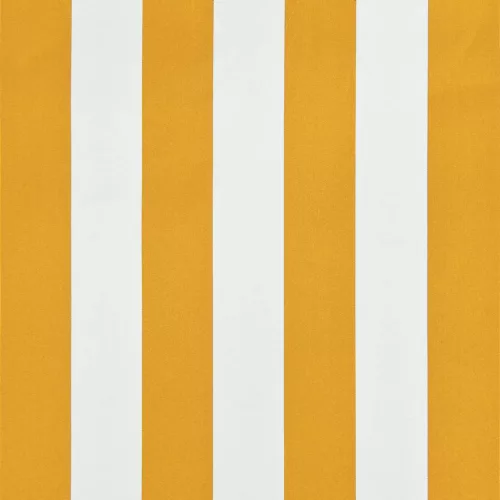  feltekerhető sárga és fehér napellenző 200 x 150 cm