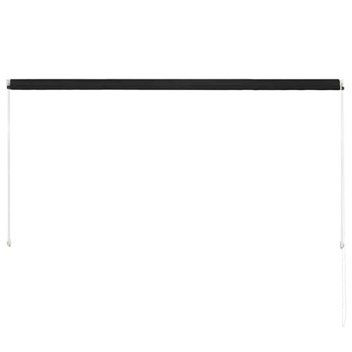  feltekerhető antracitszürke napellenző 250 x 150 cm