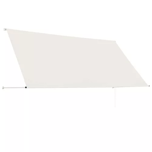  feltekerhető krémszínű napellenző 300 x 150 cm