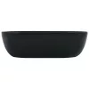  fekete kerámia mosdókagyló 45,5 x 32 x 13 cm 