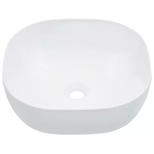 fehér kerámia mosdókagyló 42,5 x 42,5 x 14,5 cm 