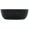 fekete kerámia mosdókagyló 42,5 x 42,5 x 14,5 cm 
