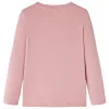 Rózsaszín hosszú ujjú gyerekpóló 128